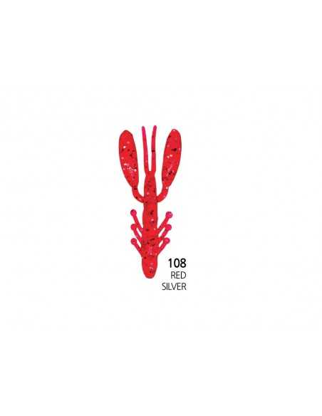Creature Damiki Air Craw, Culoare Red Silver, 5.6cm, 10buc/plic Creature Damiki Air Craw, Culoare Red Silver, 5.6cm, 10buc/plic