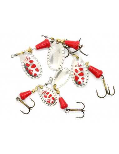 Rotativa Ilba Spark Classic Silver/Red, Culoare argintiu/rosu, 3gr, Nr. 1