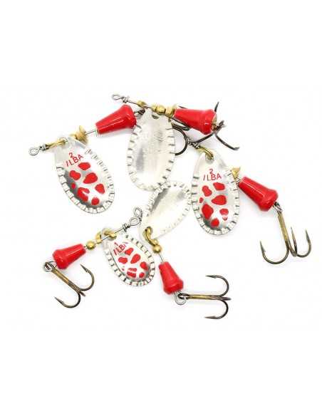 Rotativa Ilba Spark Classic Silver/Red, Culoare argintiu/rosu, 3gr, Nr. 1
