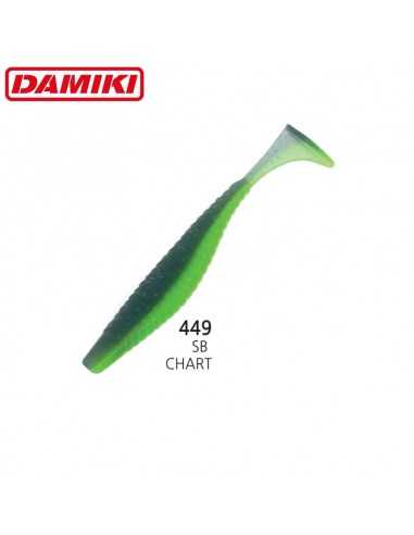 Shad Damiki Armor Shad Paddle, Culoare 449, 10cm, 8buc/plic
