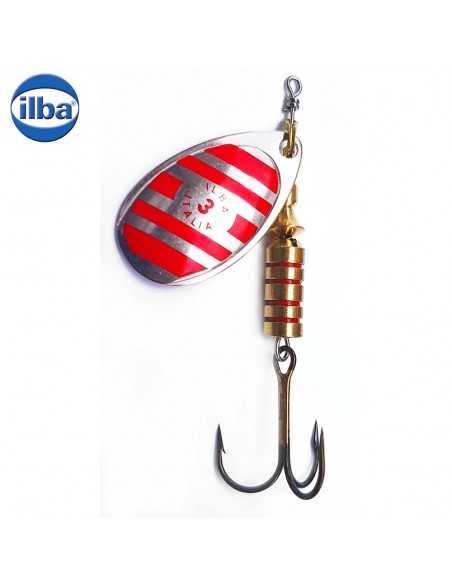 Rotativa Ilba Tondo Decorated, Culoare Silver/Red Zebra, 5gr, Nr. 2