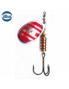 Rotativa Ilba Tondo Decorated, Culoare Silver/Red Zebra, 7gr, Nr. 3