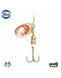Rotativa Ilba Tondo Decorated, Culoare Gold/Red Zebra, 3gr, Nr. 1