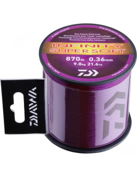 Fir Monofilament Daiwa Crap Infinity Super Soft, 870m-1350m