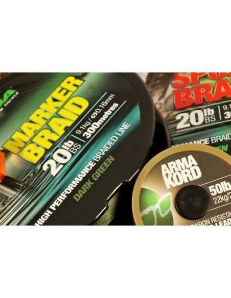 Fir Textil Korda Marker Braid, Dark Green, 0.16mm, 300m Fir Textil Korda Marker Braid, Dark Green, 0.16mm, 300m
