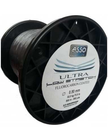 Fir Monofilament Asso Ultra Low Stretch, Smoke, 500m