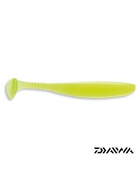 Shad Daiwa D-Fin Lime, 7.5cm, 10buc/plic Shad Daiwa D-Fin Lime, 7.5cm, 10buc/plic