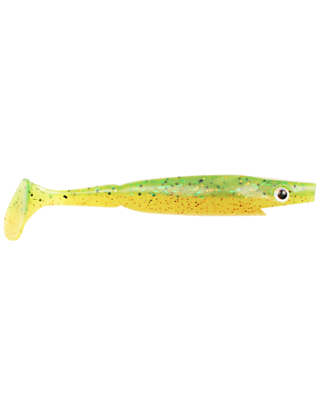 Shad Strike Pro Piglet, Fire Perch, 10cm, 6buc/plic