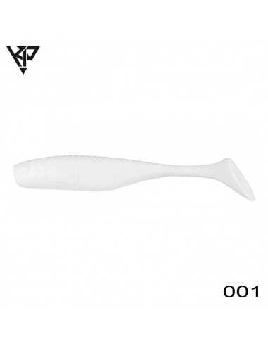 Shad KP Baits Lazy Shad, Culoare 001, 7.5cm, 5buc/plic