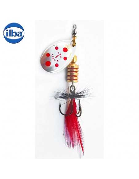 Rotativa Ilba Tondo Mosca Fly Decorated, Culoare Silver/Red, 2gr, Nr. 0 Rotativa Ilba Tondo Mosca Fly Decorated, Culoare Silver/Red, 2gr, Nr. 0