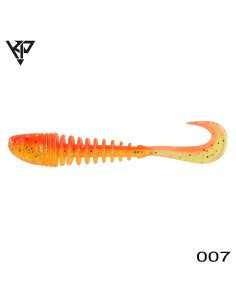 Grub KP Baits Skeleton Grub, Culoare 007, 10cm, 5buc/plic