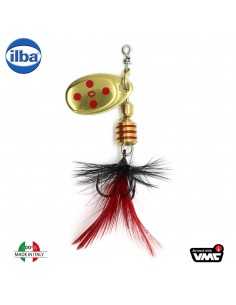 Rotativa Ilba Tondo Mosca Fly Decorated, Culoare Gold/Red, 2gr, Nr. 0