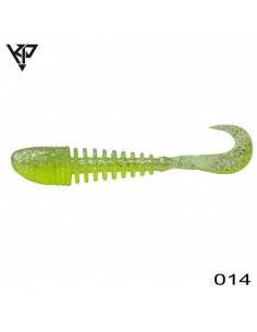 Grub KP Baits Skeleton Grub, Culoare 014, 10cm, 5buc/plic