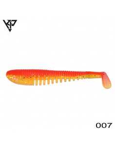 Shad KP Baits Skeleton Shad, Culoare 007, 7.5cm, 5buc/plic