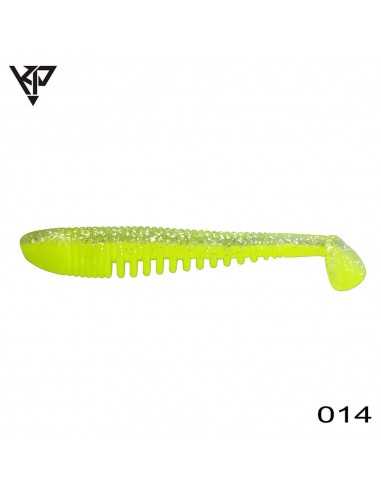 Shad KP Baits Skeleton Shad, Culoare 014, 7.5cm, 5buc/plic