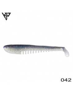 Shad KP Baits Skeleton Shad, Culoare 042, 7.5cm, 5buc/plic