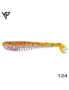 Shad KP Baits Skeleton Shad, Culoare 124, 7.5cm, 5buc/plic