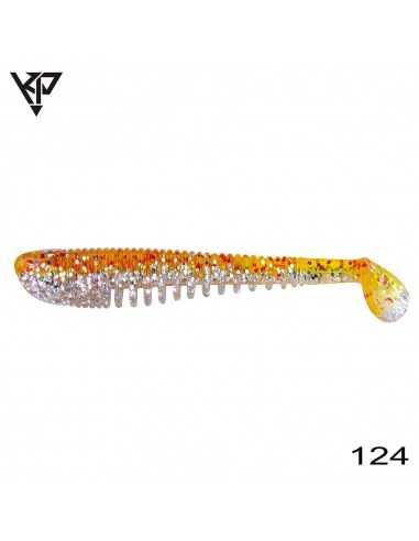Shad KP Baits Skeleton Shad, Culoare 124, 7.5cm, 5buc/plic