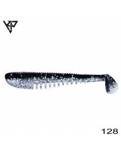 Shad KP Baits Skeleton Shad, Culoare 128, 7.5cm, 5buc/plic