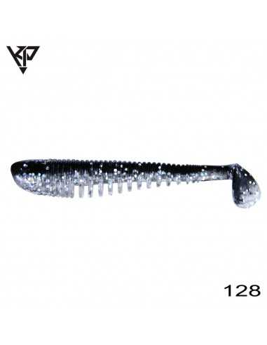 Shad KP Baits Skeleton Shad, Culoare 128, 7.5cm, 5buc/plic