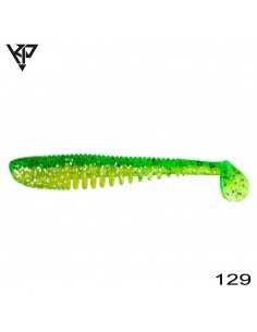 Shad KP Baits Skeleton Shad, Culoare 129, 7.5cm, 5buc/plic