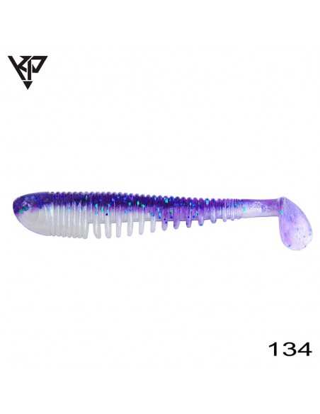 Shad KP Baits Skeleton Shad, Culoare 134, 7.5cm, 5buc/plic