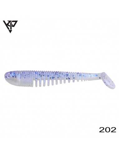 Shad KP Baits Skeleton Shad, Culoare 202, 7.5cm, 5buc/plic