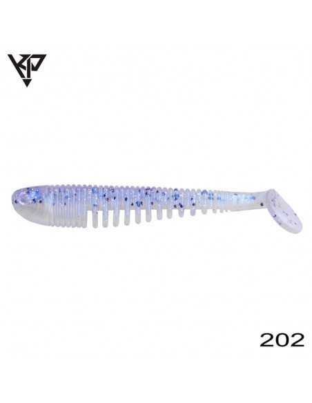 Shad KP Baits Skeleton Shad, Culoare 202, 7.5cm, 5buc/plic