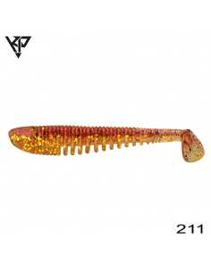 Shad KP Baits Skeleton Shad, Culoare 211, 7.5cm, 5buc/plic
