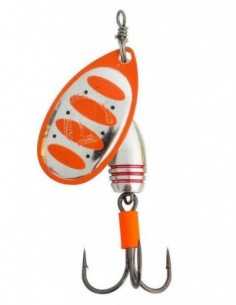 Lingurita Rotativa Savage Gear Rotex Nr.2/5,5g Fluo Orange Silver