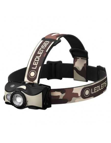 Lanterna de Cap Reincarcabila Led Lenser MH8 Black Sand, 600 Lumeni