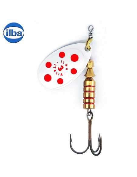 Rotativa Ilba Tondo Pearl, Culoare Pearl/Red, 5gr, Nr. 2 Rotativa Ilba Tondo Pearl, Culoare Pearl/Red, 5gr, Nr. 2