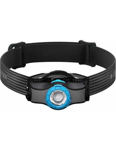 Lanterna de Cap Led Lenser MH3 Black/Blue, 200 Lumeni