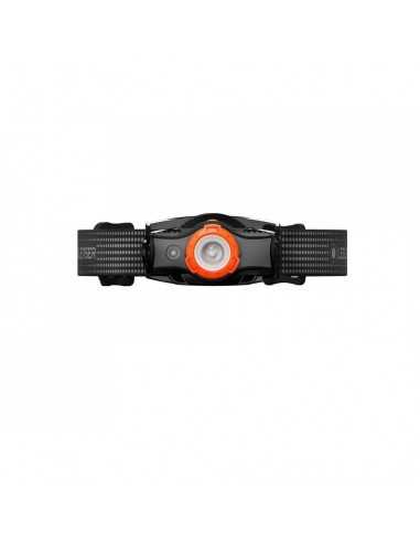 Lanterna Cap Ledlenser MH5 Cu Acumulator, Black/Orange, 400 Lumeni