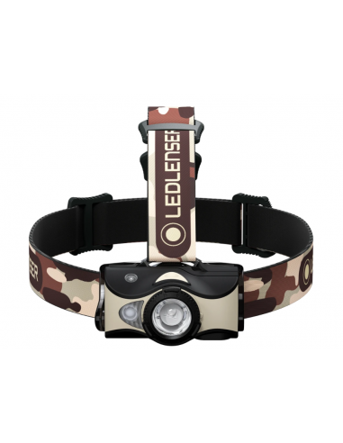 Lanterna de Cap Reincarcabila Led Lenser MH8 Black Sand, 600 Lumeni