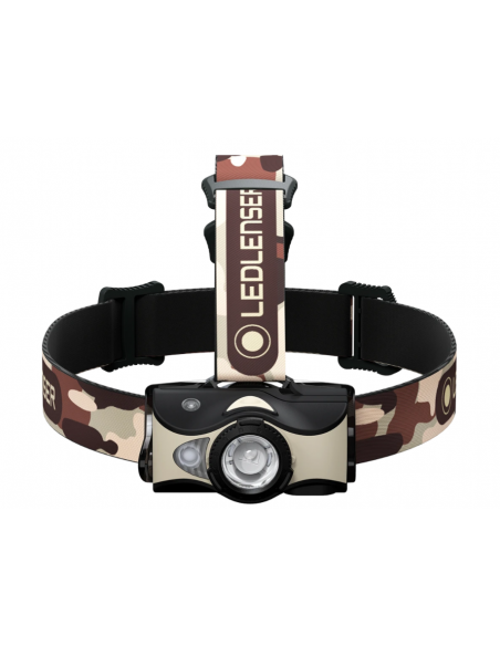 Lanterna de Cap Reincarcabila Led Lenser MH8 Black Sand, 600 Lumeni