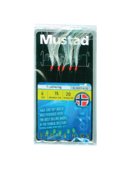 Taparine Mustad Feather, 5buc/plic