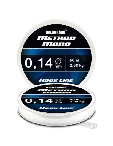 Fir Monofilament Haldorado Method Mono Hook Line, 50m