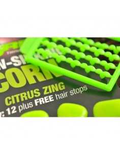 Porumb Flotant Korda Slow Sinking Corn, Citrus Zing Lime, 12buc/plic 2