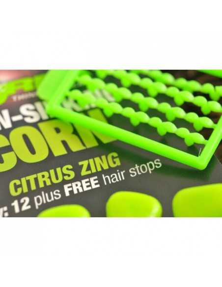 Porumb Flotant Korda Slow Sinking Corn, Citrus Zing Lime, 12buc/plic