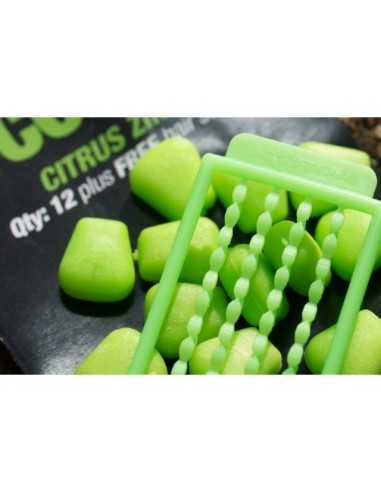 Porumb Flotant Korda Slow Sinking Corn, Citrus Zing Lime, 12buc/plic