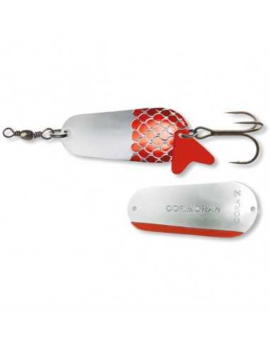 Lingura Oscilanta Cormoran Cora-Z, Silver-Red, 5 cm, 16g