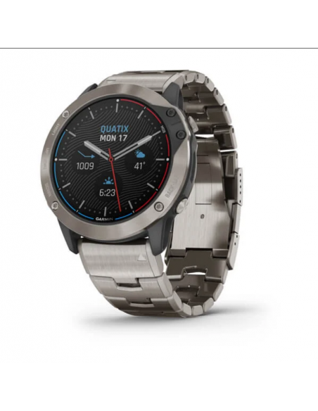 Ceas Garmin Quatix 6x Solar Titanium, 51mm Ceas Garmin Quatix 6x Solar Titanium, 51mm