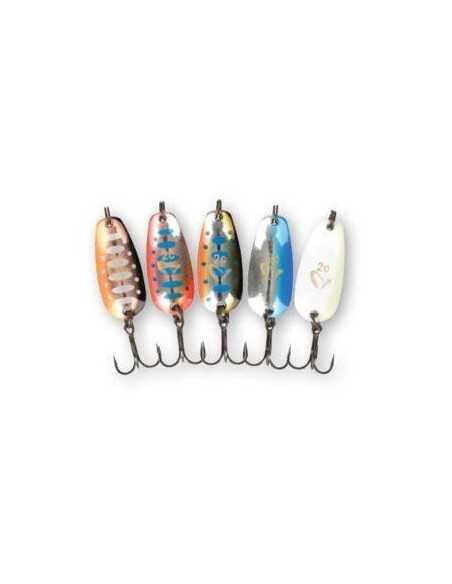 Set Micro Lingurite Oscilante Savage Gear, Diverse Culori, 2.5G/2,4cm & 3.5G/2.8cm, 10buc/cutie