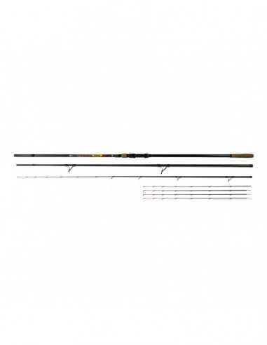 Lanseta Benzar No Limit Method Feeder, 3.90m, 100-250g, 3+5buc