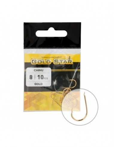 Carlige GoldStar Chinu Gold 1, 10buc