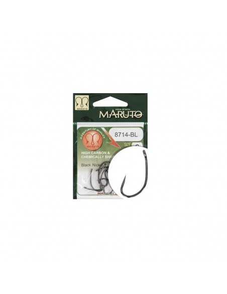 Carlige Crap Maruto Barbless Fara Spin 8714BL BN 10buc Carlige Crap Maruto Barbless Fara Spin 8714BL BN 10buc