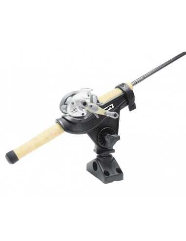 Suport lanseta spinning sau baitcasting cu sitem de montare side/deck mount