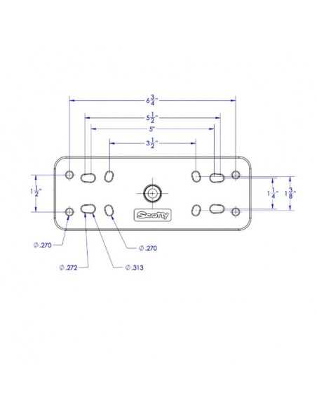 Suport pentru sonar Scotty cu bila mare - SCT163 Suport pentru sonar Scotty cu bila mare - SCT163