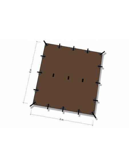 Tenda 4x4 Prelata Coyote Brown - 0705422505941 Tenda 4x4 Prelata Coyote Brown - 0705422505941